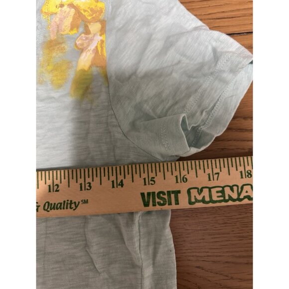 J.Crew Women Size Medium V Neck Short Sleeve Shirt Cotton Floral Lightweight‎ - Picture 5 of 9